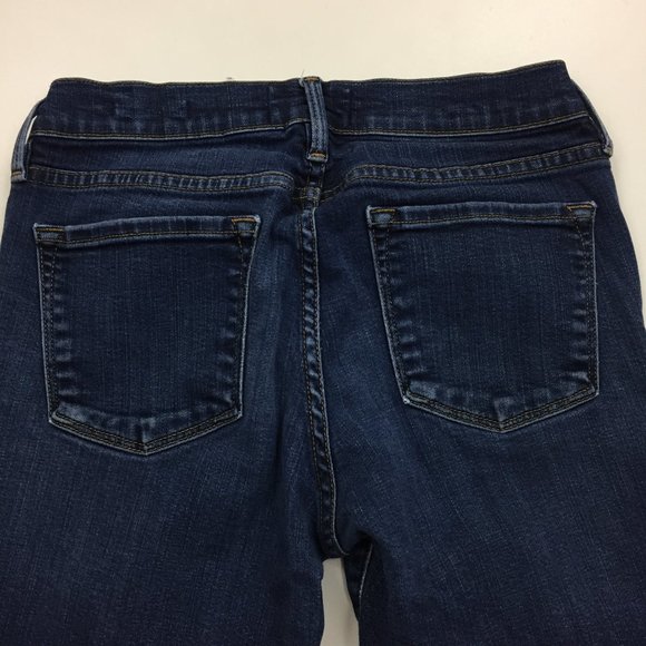 FRAME Denim Le Skinny De Jeanne Logo Hardware Marshall Wash 5 Pocket Jeans - Picture 9 of 10